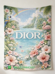 Dior Throw Blankets